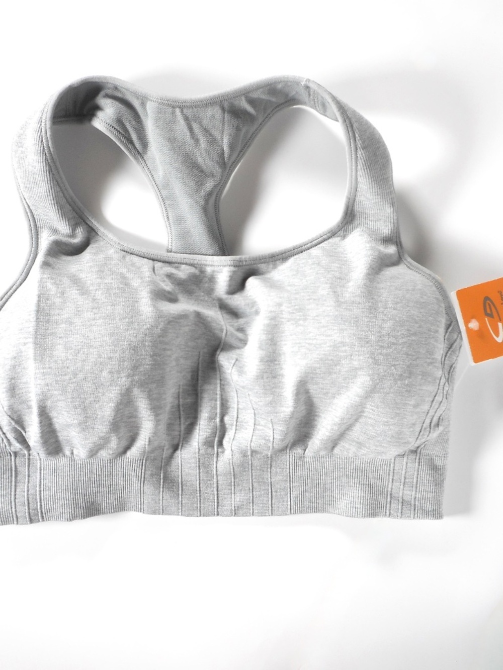 NWT Champion C9 Sports Bra 2XL Heather Gray Racerback Seamless Athletic Yoga